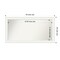 Craftsman White Non-Beveled Custom Framed Bathroom Vanity Wall Mirror